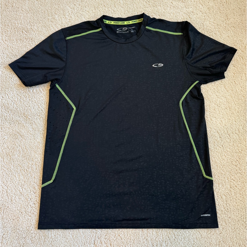 Mens Champion Power Core Athletic Shirt